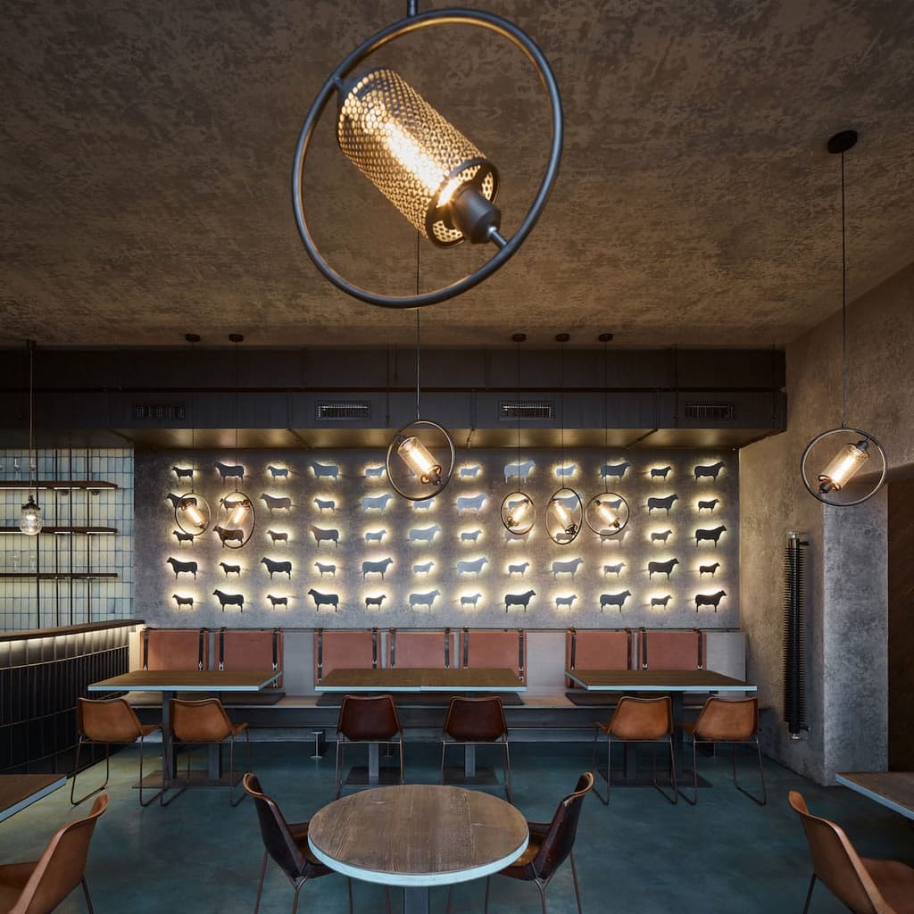 Prague restaurant Gran Fierro is all about the Brutalism