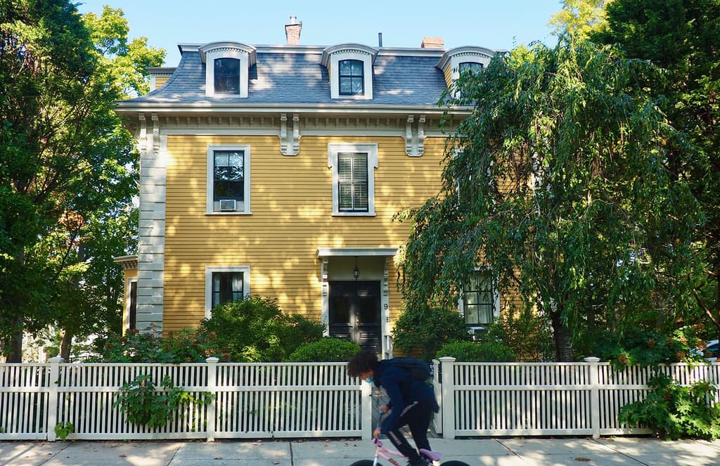 Explore the rainbow houses of Boston's Jamaica Plain