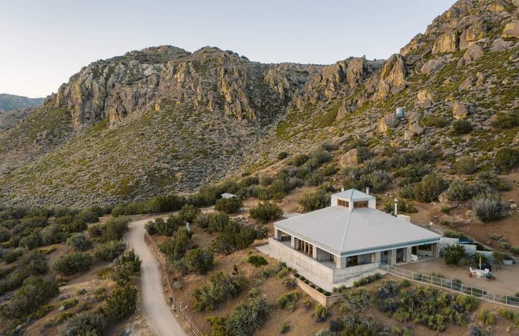 The 80-acre estate includes an artist studio and barn