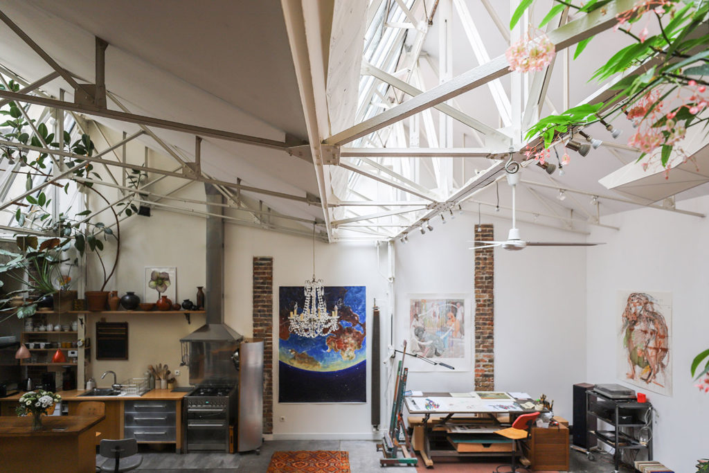 Converted foundry loft offers industrial living in Paris The Spaces