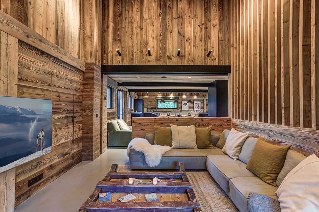 Revived French farmhouse Ferme Fougere is a 'modern-rustic' alpine retreat