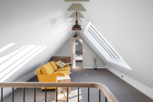 A converted semaphore station and lighthouse perches on the rocky Breton coast