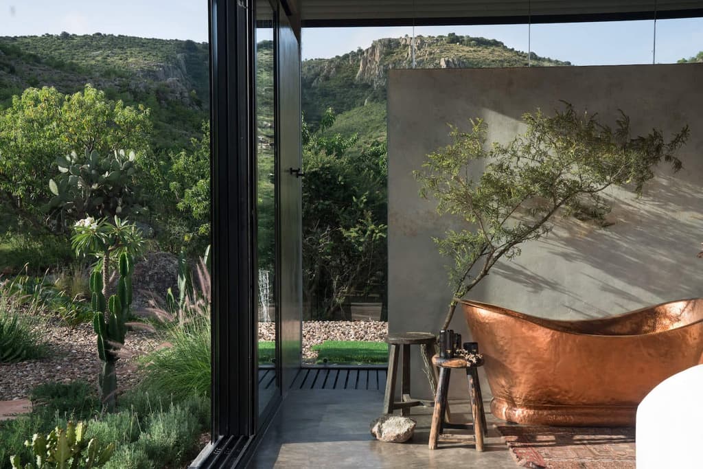 Casa Etérea is a mirrored cabin on the slopes of a volcano in Mexico