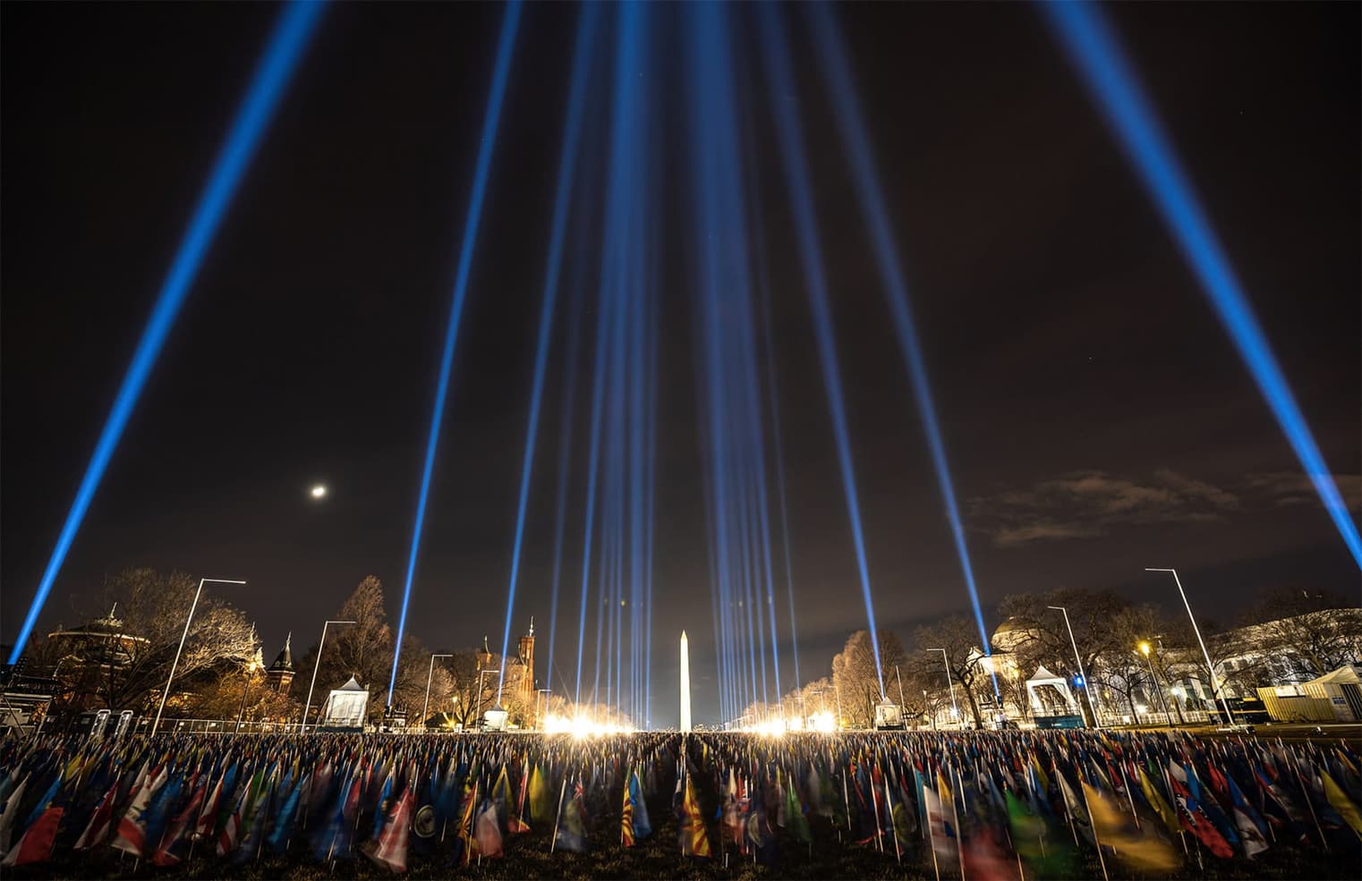 President Biden will be sworn in before a field of 200,000 flags - The ...