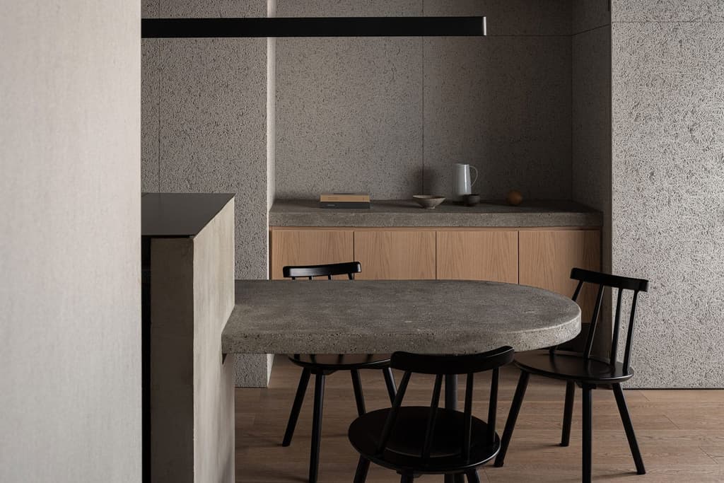 Tokyo's brutalist restaurant Grillno wraps guests in 50 shades of grey