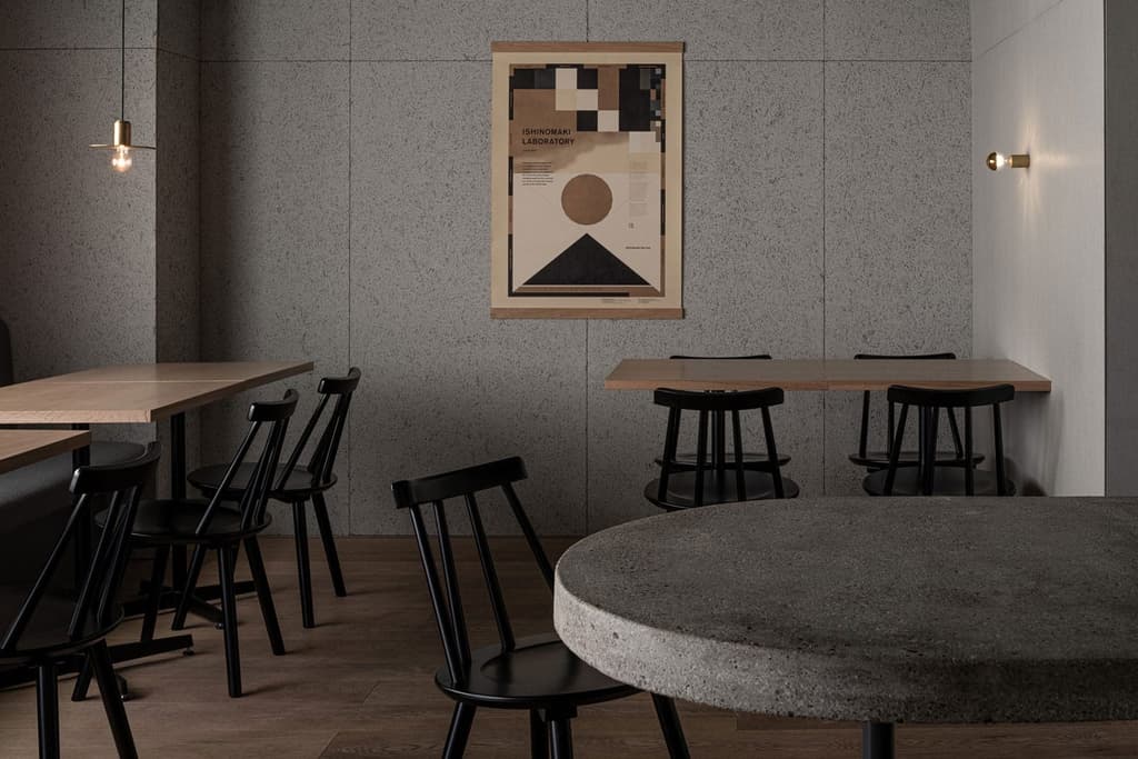 Tokyo's brutalist restaurant Grillno wraps guests in 50 shades of grey