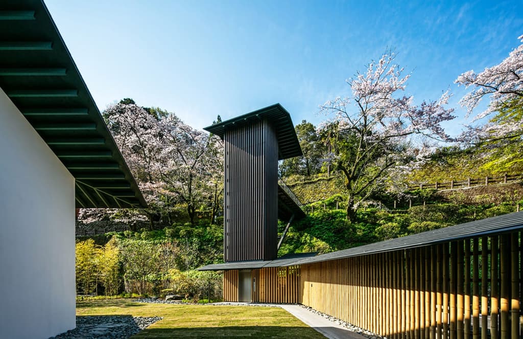 Bamboo wraps around Kengo Kuma’s Taketa History and Culture Museum