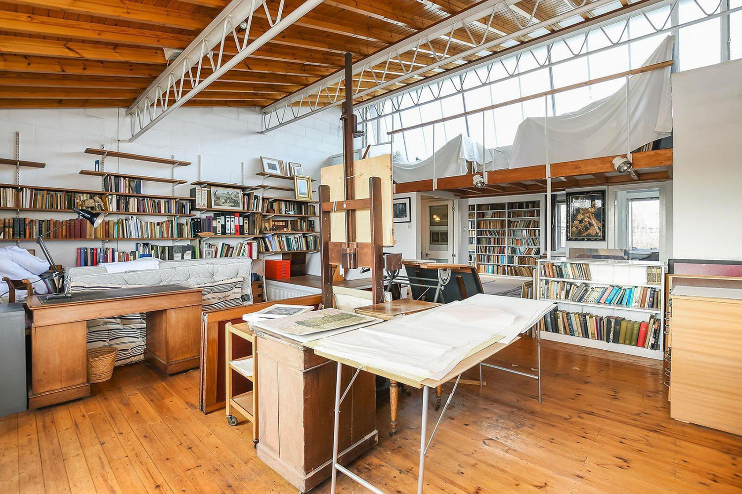 Riverside living is on offer at this artist’s house and studio in west London