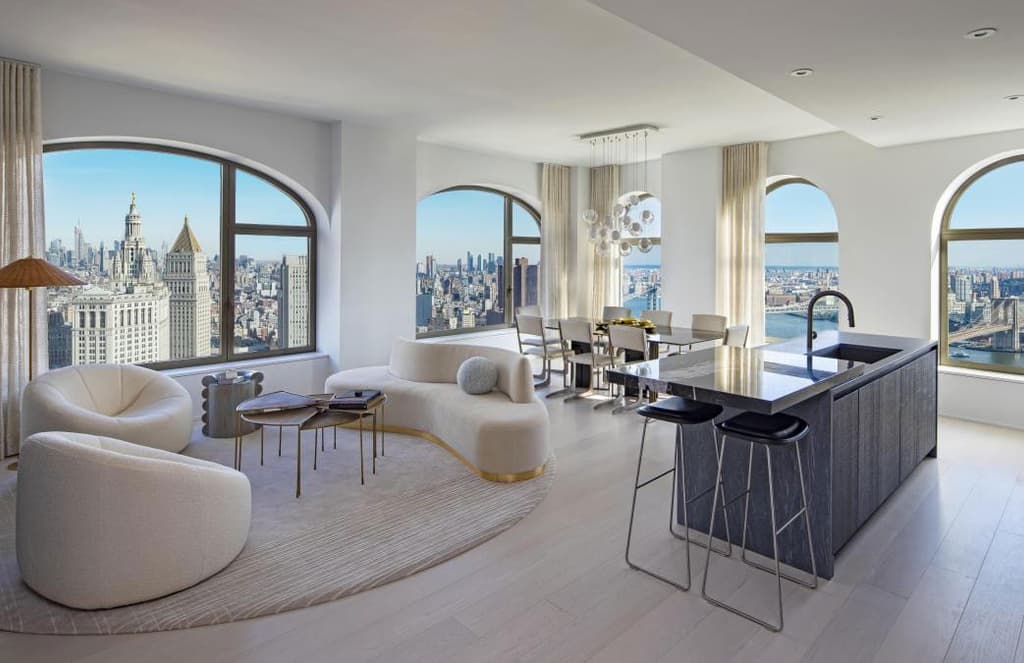 David Adjaye reveals the interiors for his 130 William development in New York