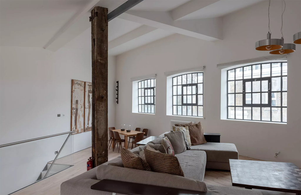 Converted chewing gum factory is for rent in South London
