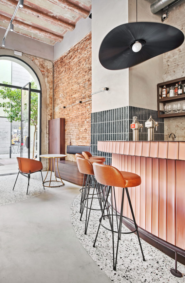 Interiors of restaurant Nina Barcelona celebrate the building’s ...