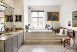 There are several bathrooms across the property
