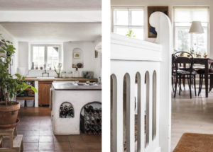 The main family kitchen