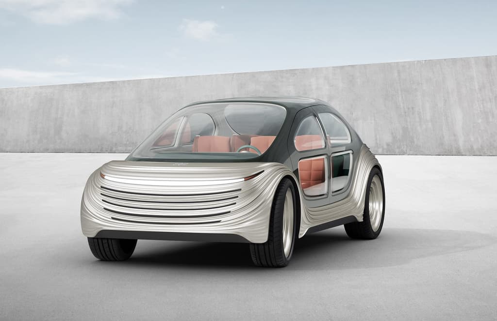 Heatherwick Studio’s electric AIRO car cleans pollution from the air