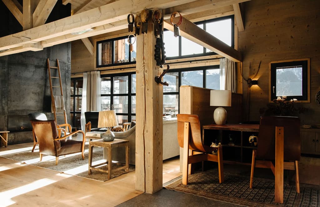 Mountain resort Alpaga Megève gets a moody refresh courtesy of Charles & Co