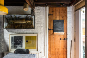 The owner of the converted stable is a carpenter, who has retained its original details while repurposing the building as a two-bedroom home