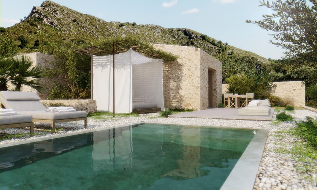 This wellness retreat on the coast of Palma sits in over 200 hectares of land, giving guests plenty of space to hike and bike after a morning of meditation.