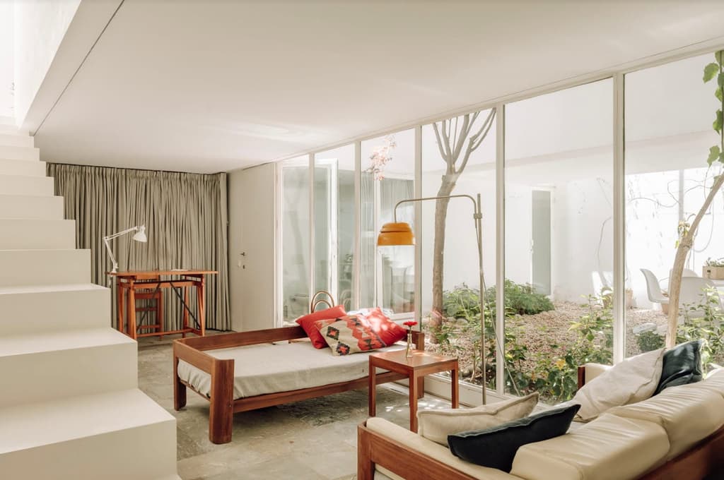 The three-bedroom home is a sanctuary in the middle of Principe Real – arguably the city’s most covetable neighbourhood thanks to its rich restaurant, bar and cafe scene, concept stores, art galleries and pastels-coloured 19th-century townhouses.