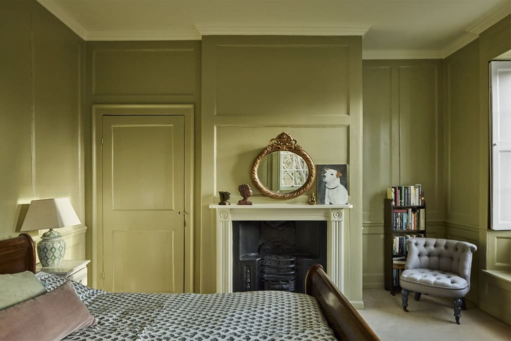 Arsenic green? Colours used across the property are true to the period