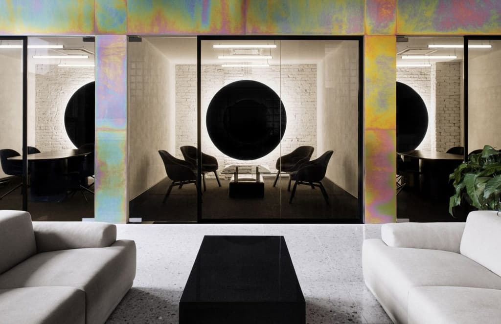 Montreal’s Spacial is a coworking space with a rainbow palette