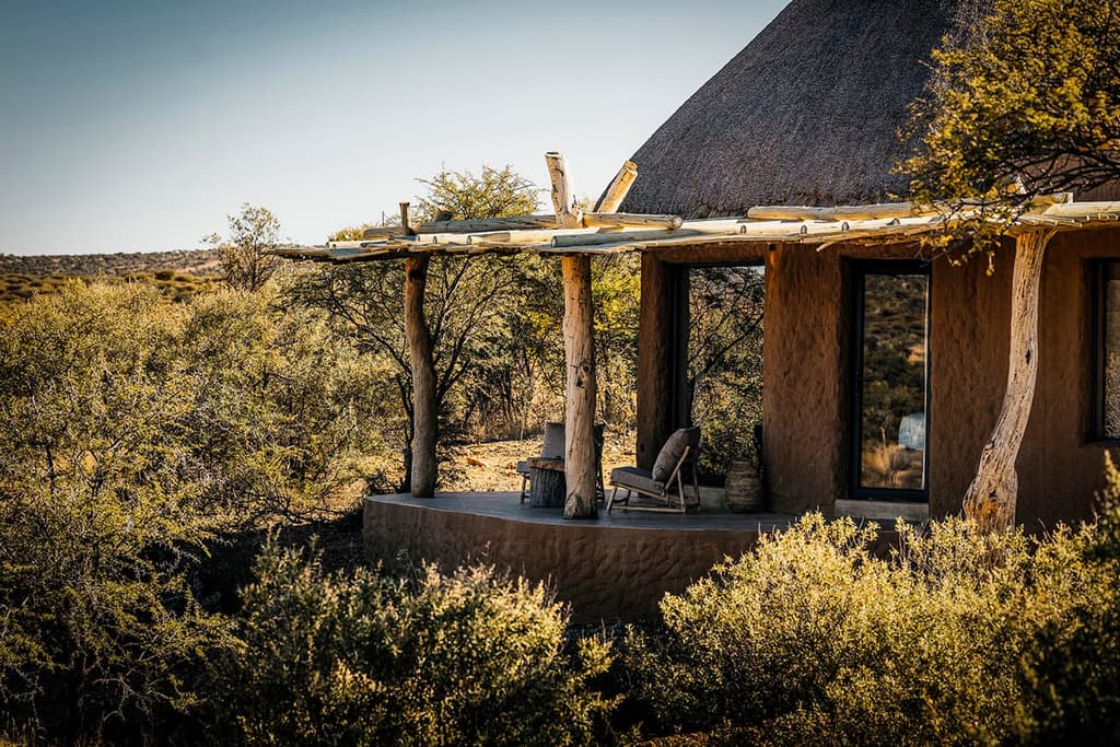 Zannier Omaanda’s cluster of ‘rondavels’ (a traditional circular dwelling) submerged in the bush is a tribute to vernacular architecture