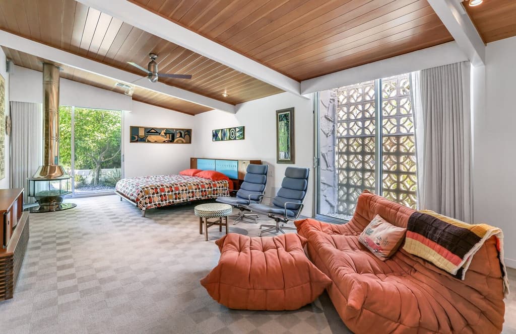 One of the morse residence's three bedrooms