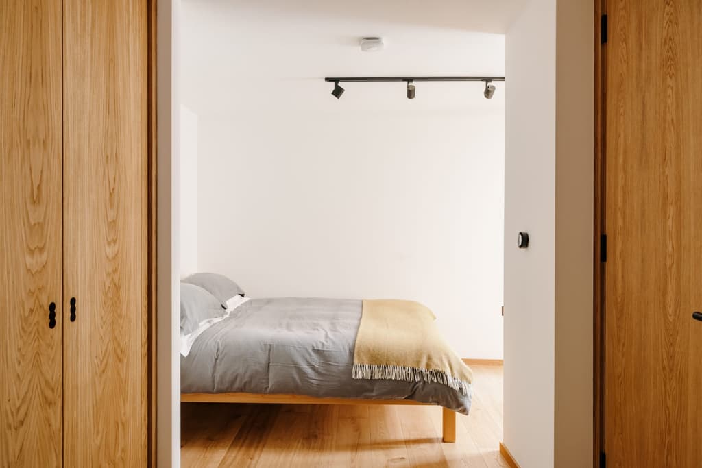 There are thee bedrooms inside the London property