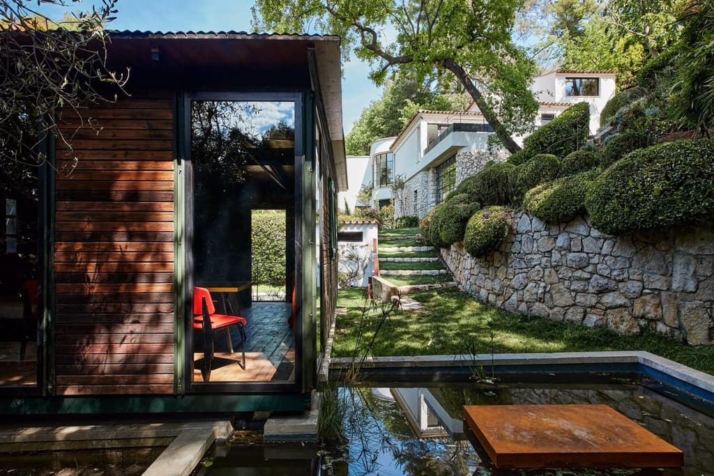Visitors can find – and rent – one of Jean Prouvé’s sought-after demountable homes