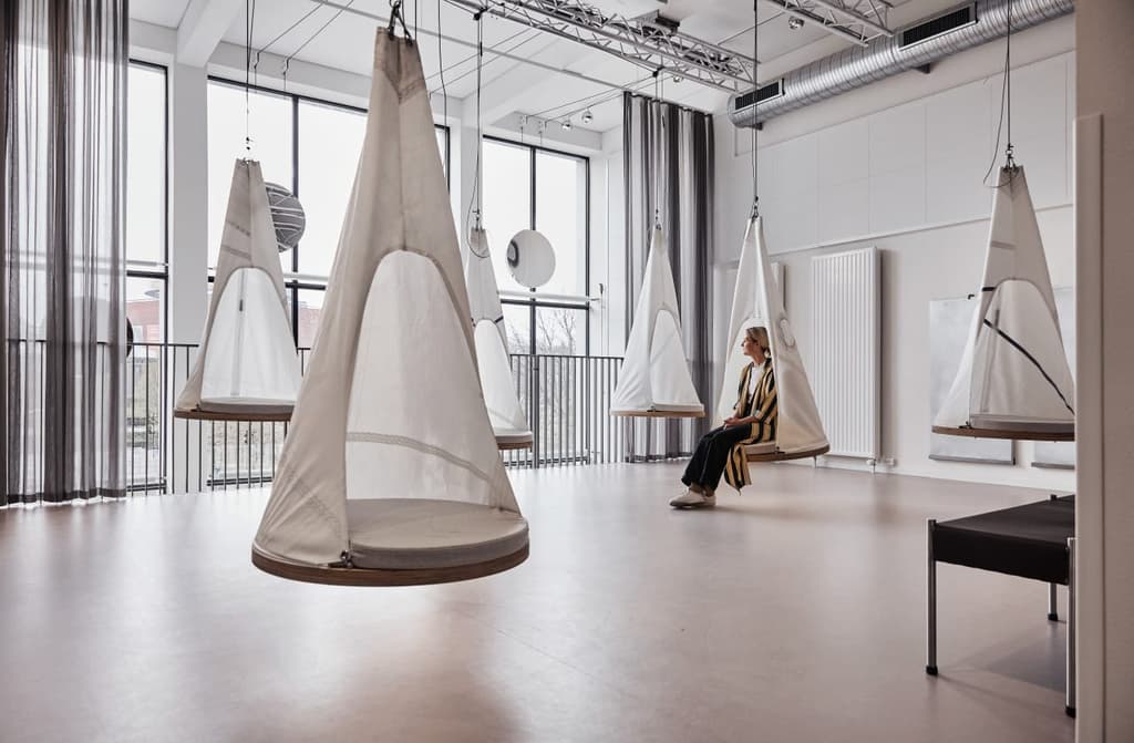 The teepee room at BOOK1 Design Hostel