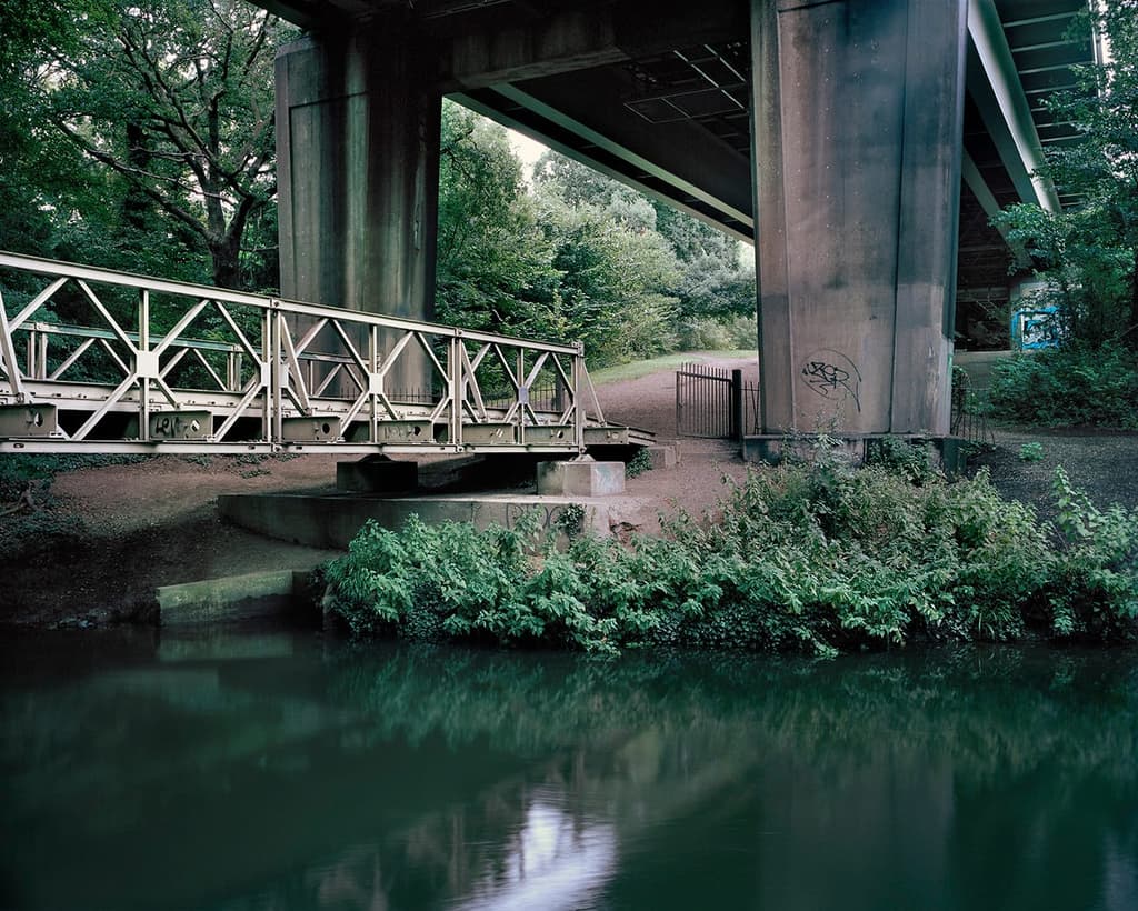 The walkway shot by Andrew Meredith beneath the M4 motorway