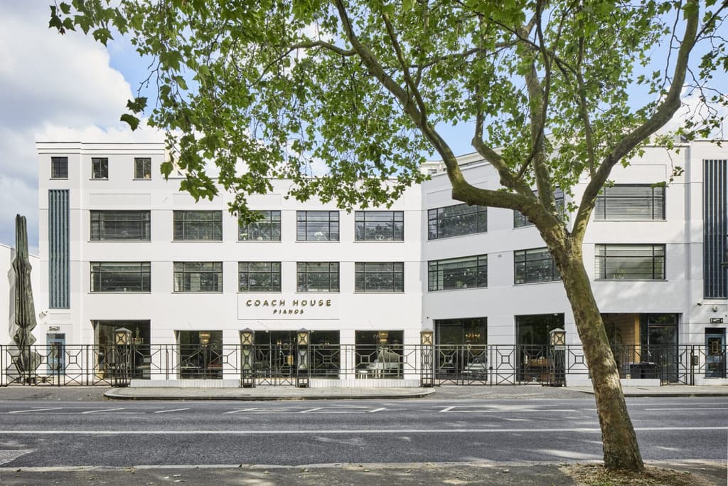 The Talisman House has been converted into ground floor showrooms and four lateral apartments