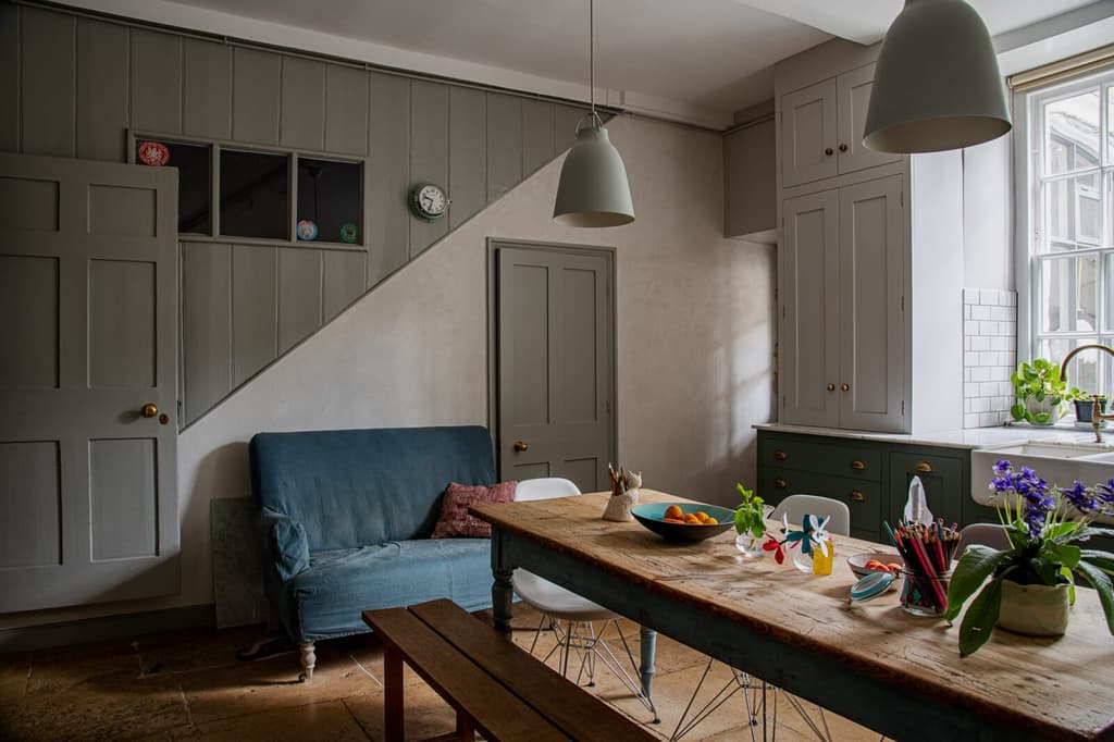 Heritage shades in the kitchen still feel modern