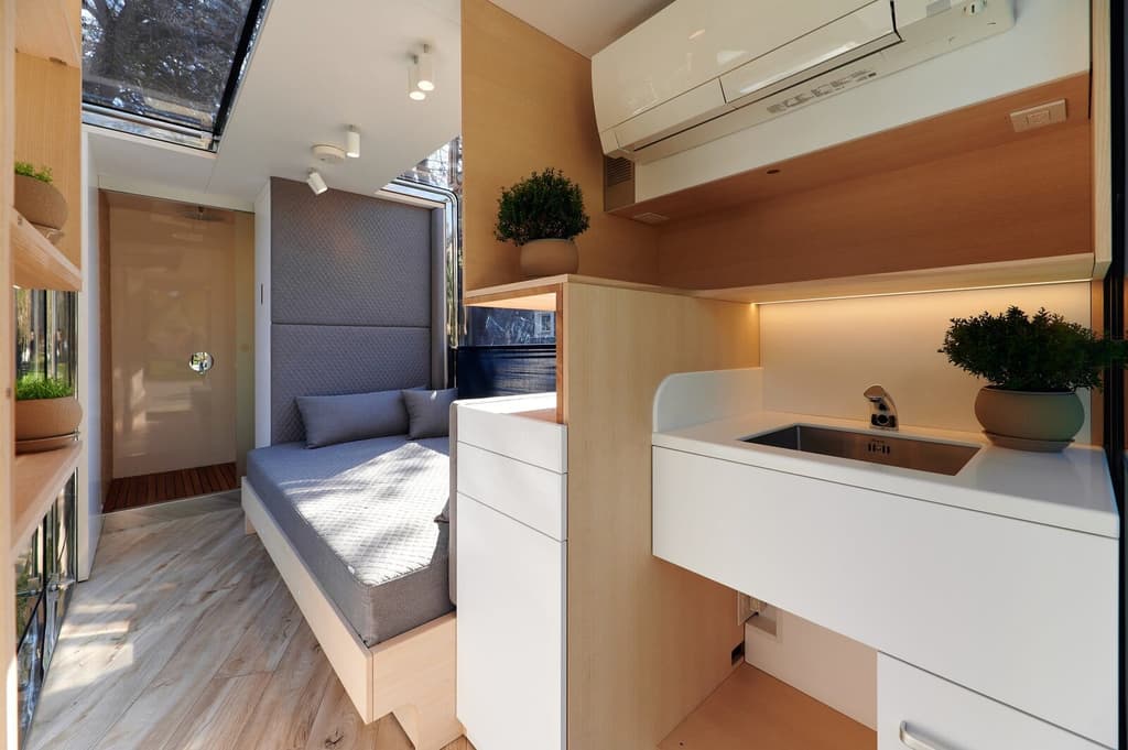 Microhaus is a self-sufficient tiny home that’s ready to go in hours