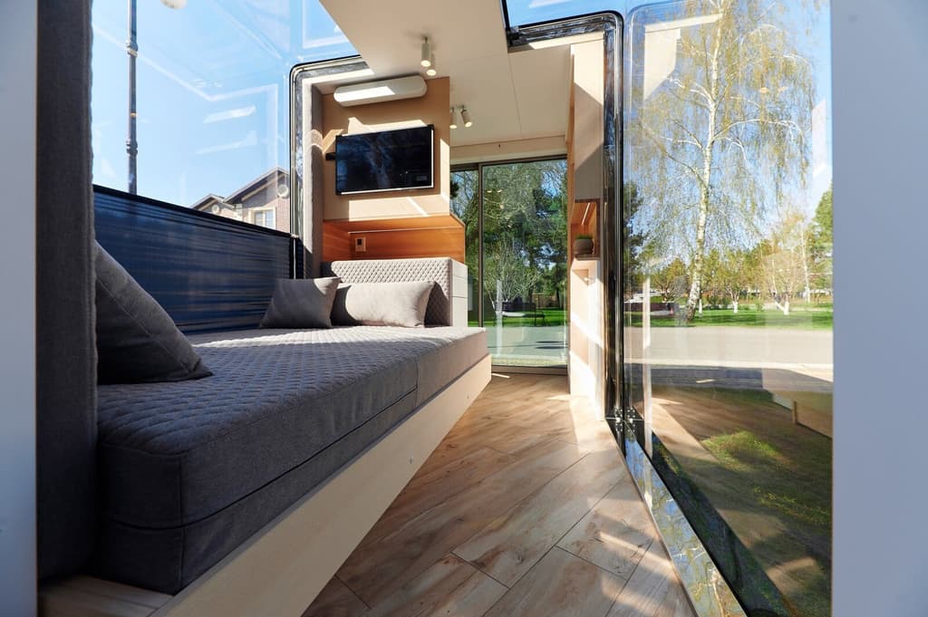 Microhaus is a self-sufficient tiny home that’s ready to go in hours