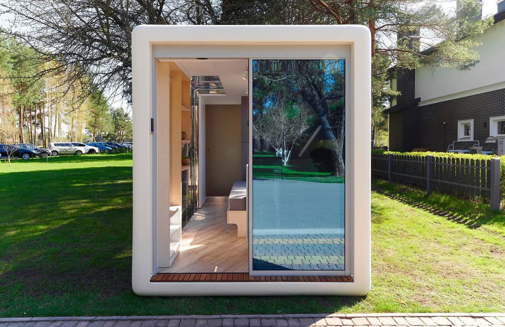 Microhaus is a self-sufficient tiny home that’s ready to go in hours