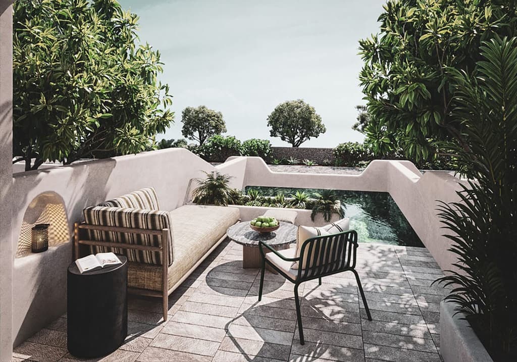 NUMO Ierapetra, Crete plunge pool and deck