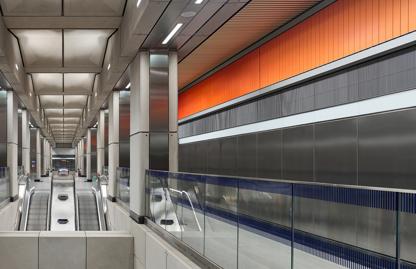 Battersea Power Station’s Underground opens to reveal the colours of a London sunrise