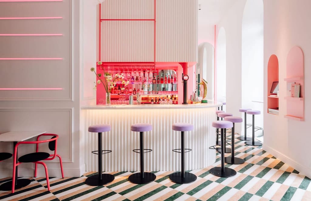 Lisbon’s Lulu bar is a neon-tinted wonderland