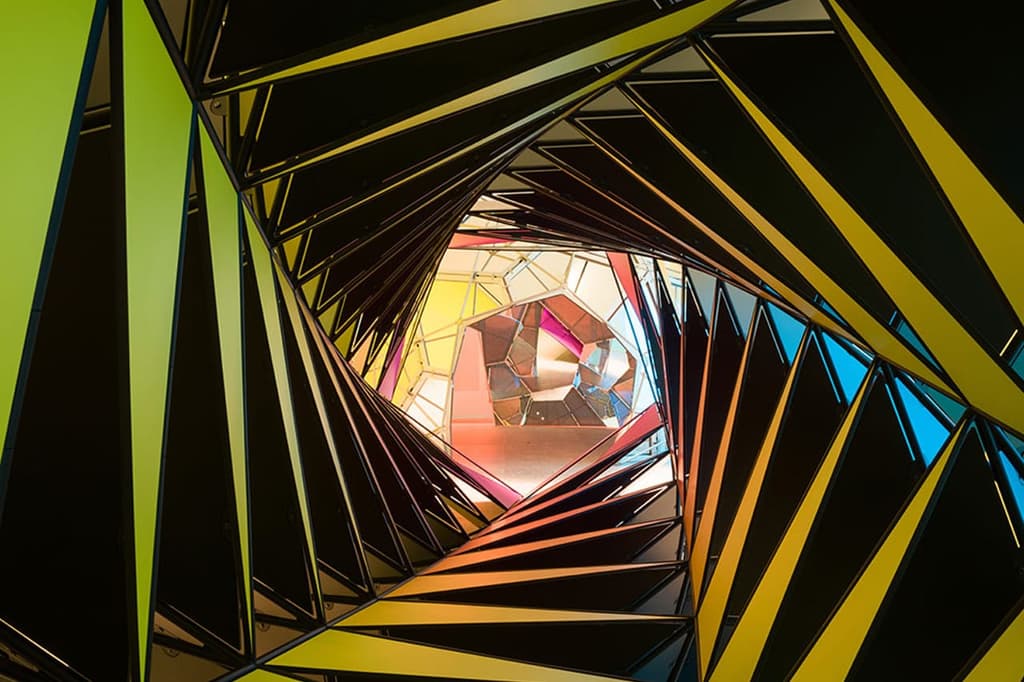 Olafur Eliasson's new artwork takes people inside a kaleidoscope