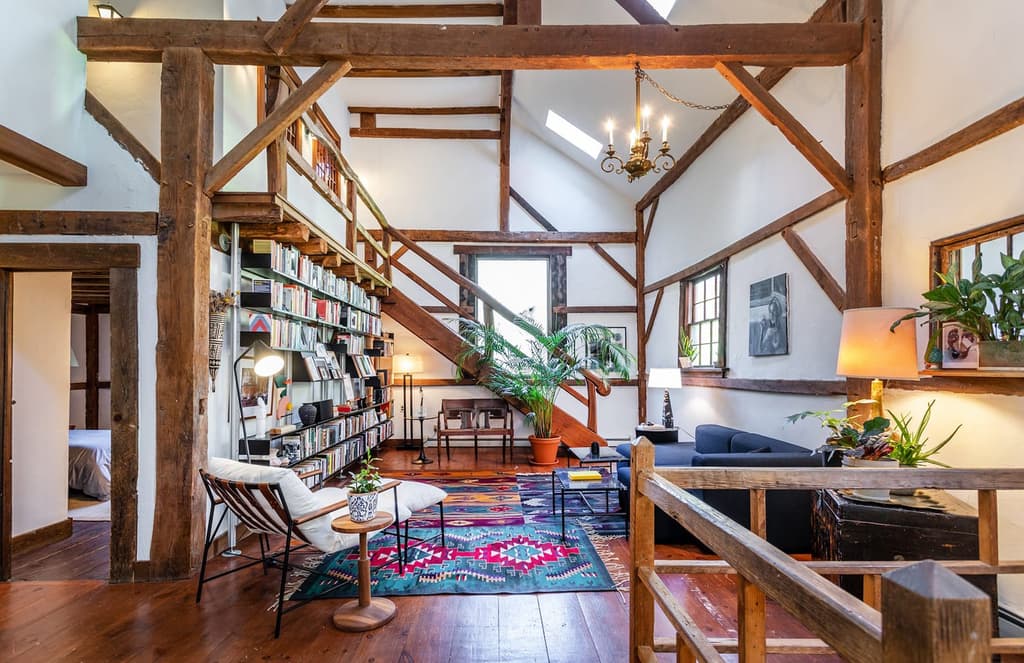 Inside a 120-year-old converted dairy farm in Connecticut