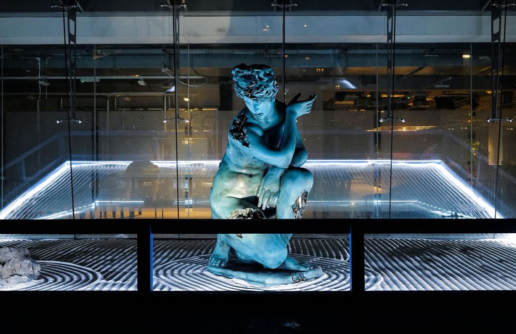 Behind the scenes at The Bronze Sculpture Garden - Daniel Arsham x 180 Studios