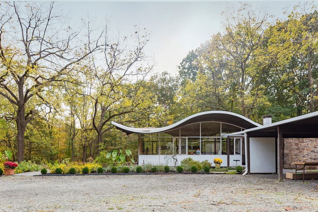 The Lambertville Wave House is for rent via Airbnb in New Jersey