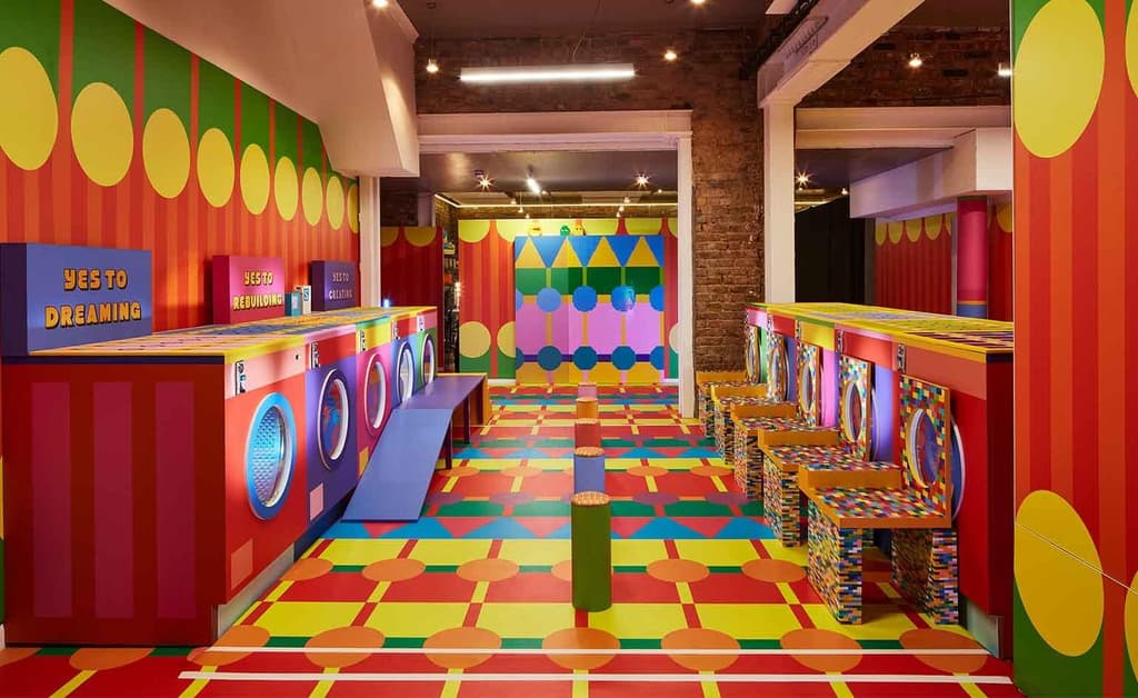 Yinka Ilori x Lego - The Laundrette of Dreams