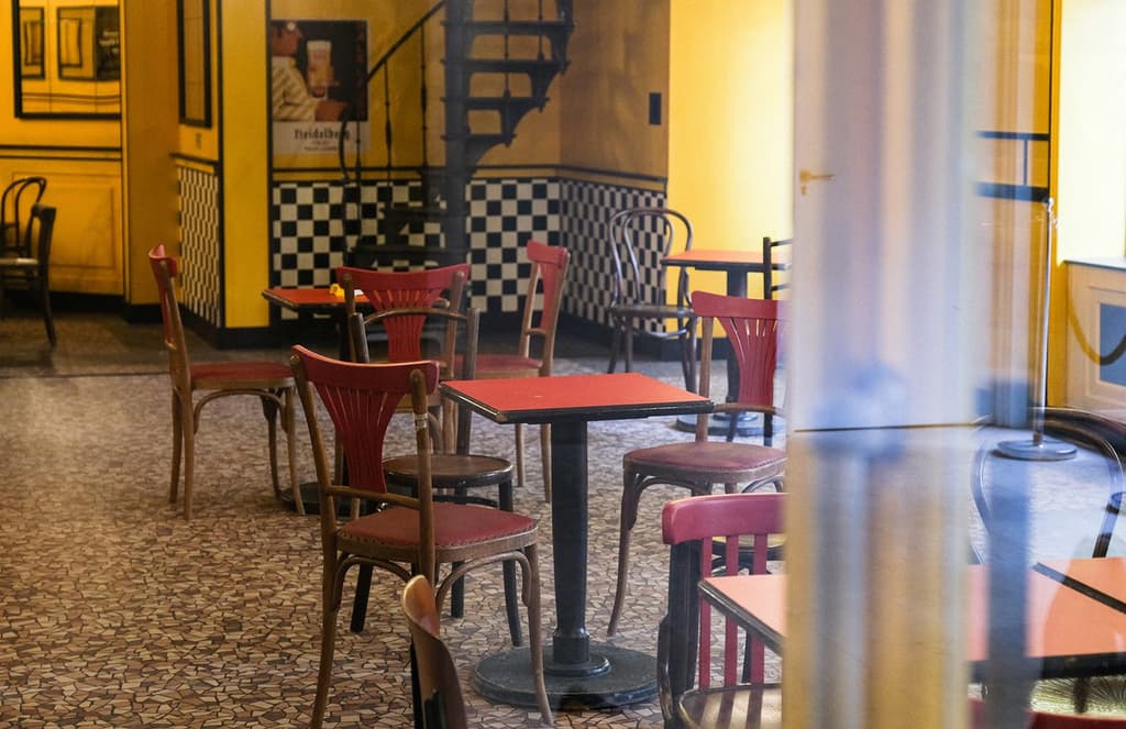 Building Wes Anderson's quirky Le Sans Blague Café