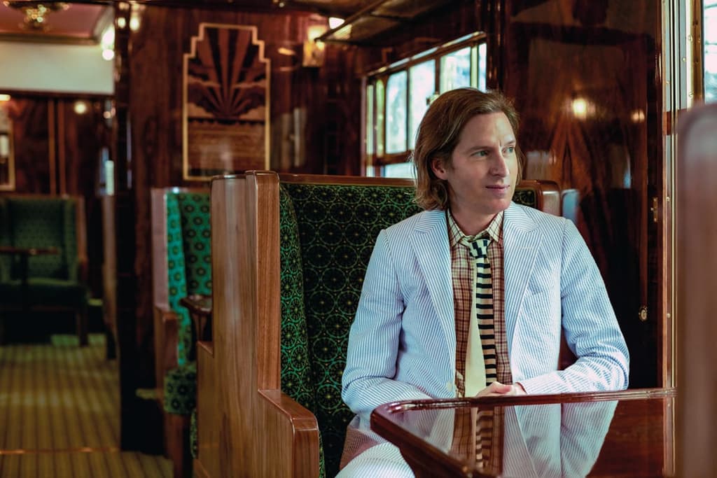 Anderson has used trains as the backdrop for several films, including The Darjeeling Limited - which featured a journey aboard a fictional railway line – and leapt at the opportunity to design his own carriage.