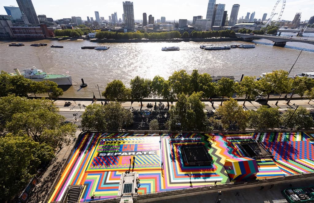 Lakwena gives Temple Station’s roof terrace a technicolour makeover