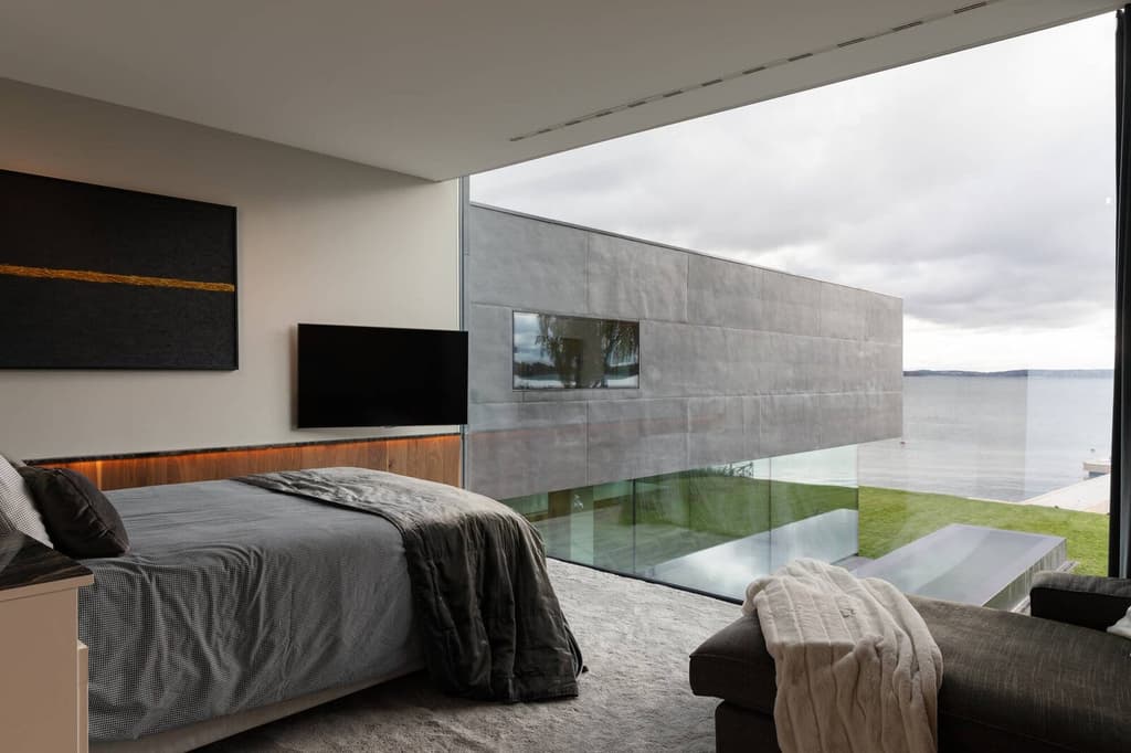 Modern Stockholm villa with its own helipad lists for an eye-watering SEK 150m