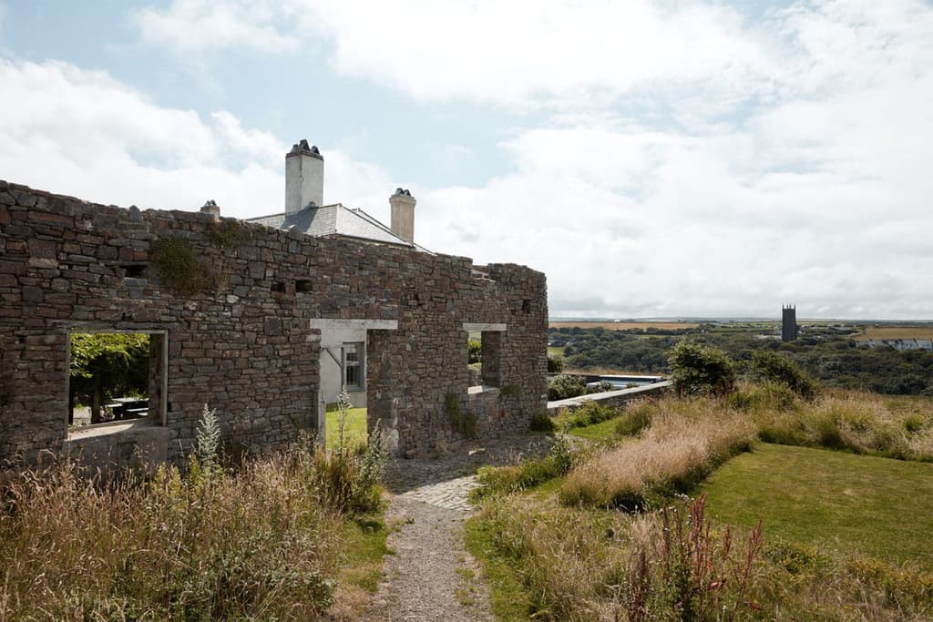 Wild remote beaches and windswept fields lie just beyond the doors of Hartland Point in Devon, which is a postcard-worthy slice of Georgian architecture.