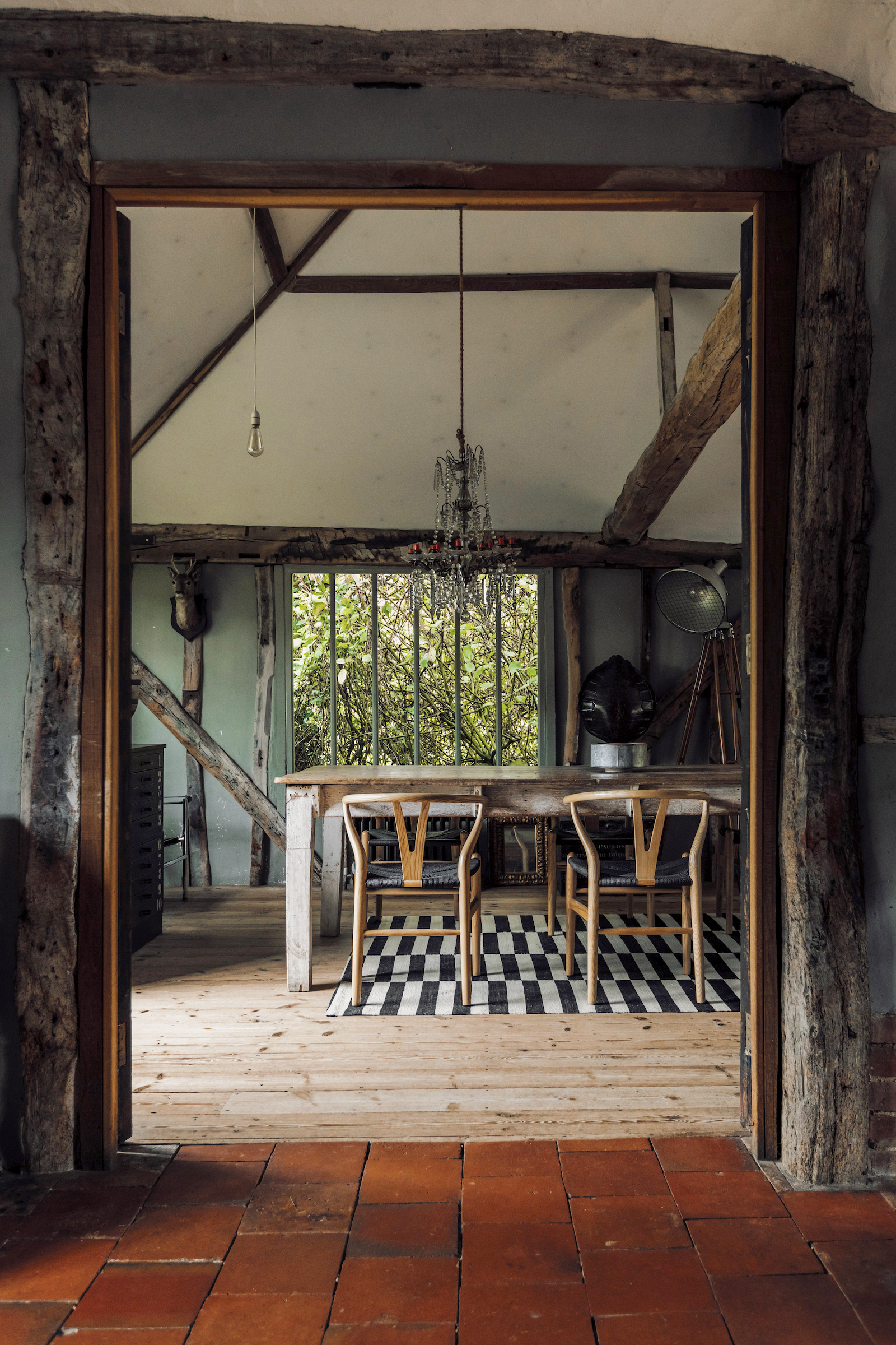 An 18th-century workshop is now a rustic home in east Sussex
