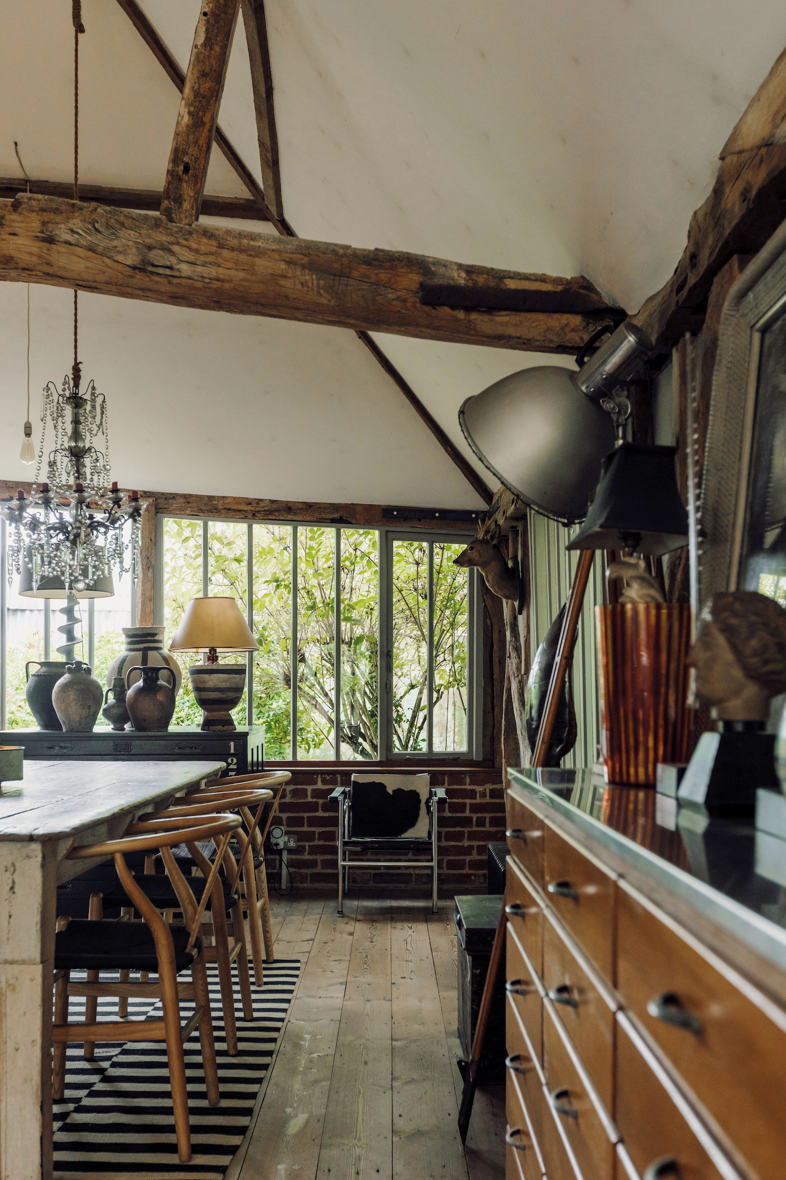 An 18th-century workshop is now a rustic home in east Sussex